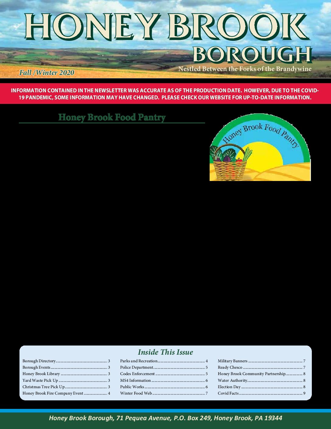 Thumbnail of the first page of 'Fall / Winter 2020 – 2020'